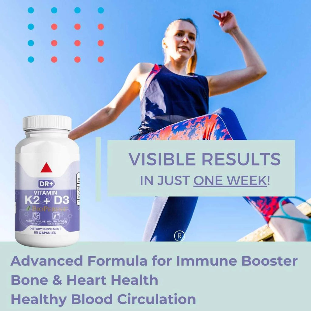 Vitamin K2 MK7 with D3 5000 IU Supplement 2-Pack D141