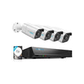 4K Ultra HD 8-Channel 2TB PoE Security System with 4 Cameras A4488
