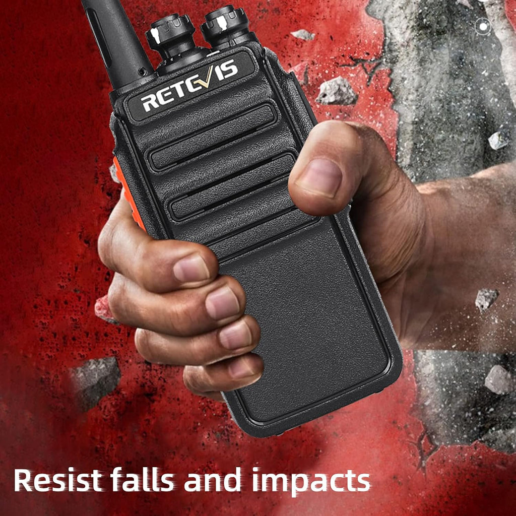 6 Pack Walkie Talkies with Multi Gang Charger V892
