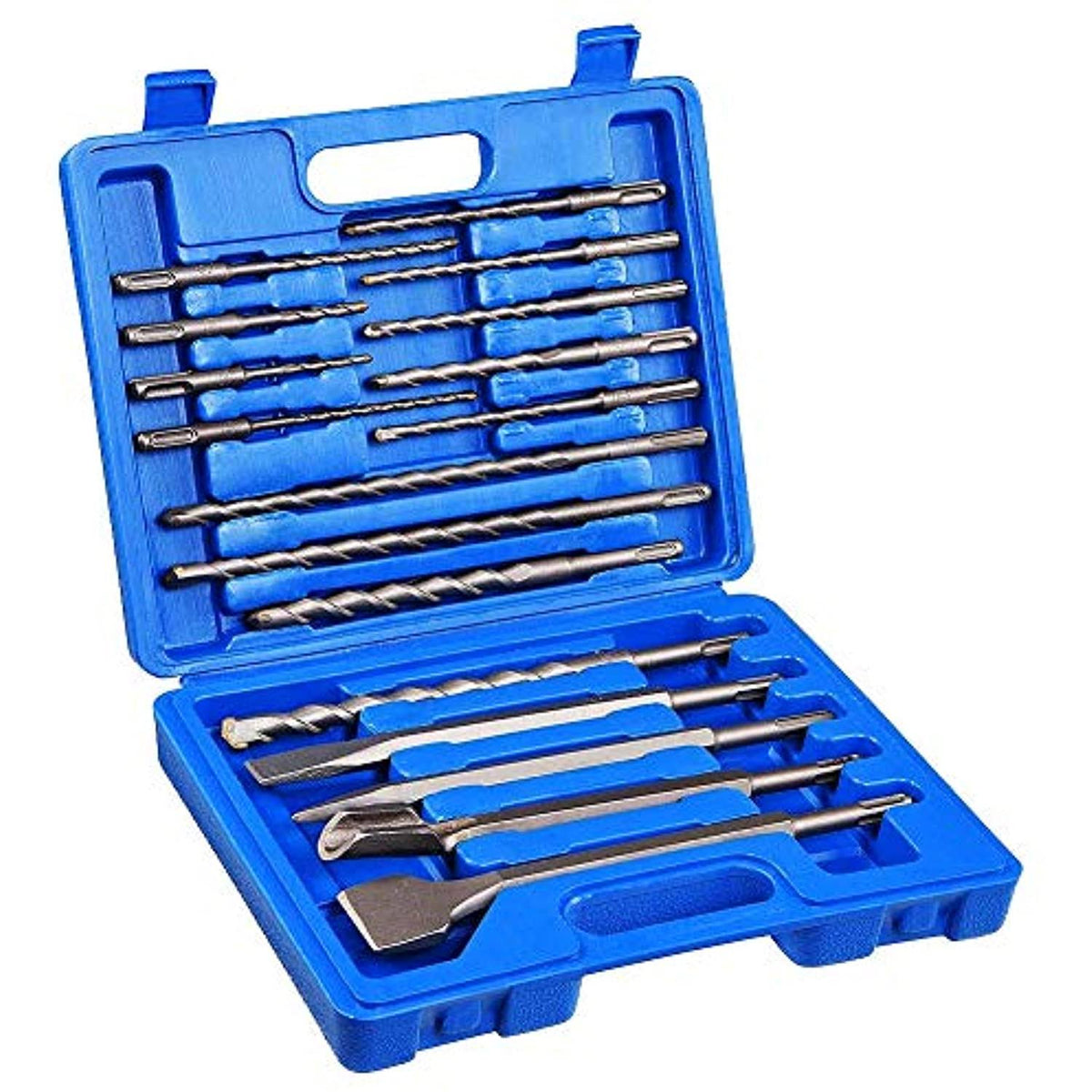 17 Pc SDS Plus Concrete Masonry Drill Bits Set with Storage Case L771