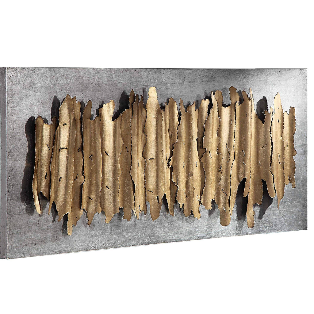 Gold Metal Wall Decor H8494