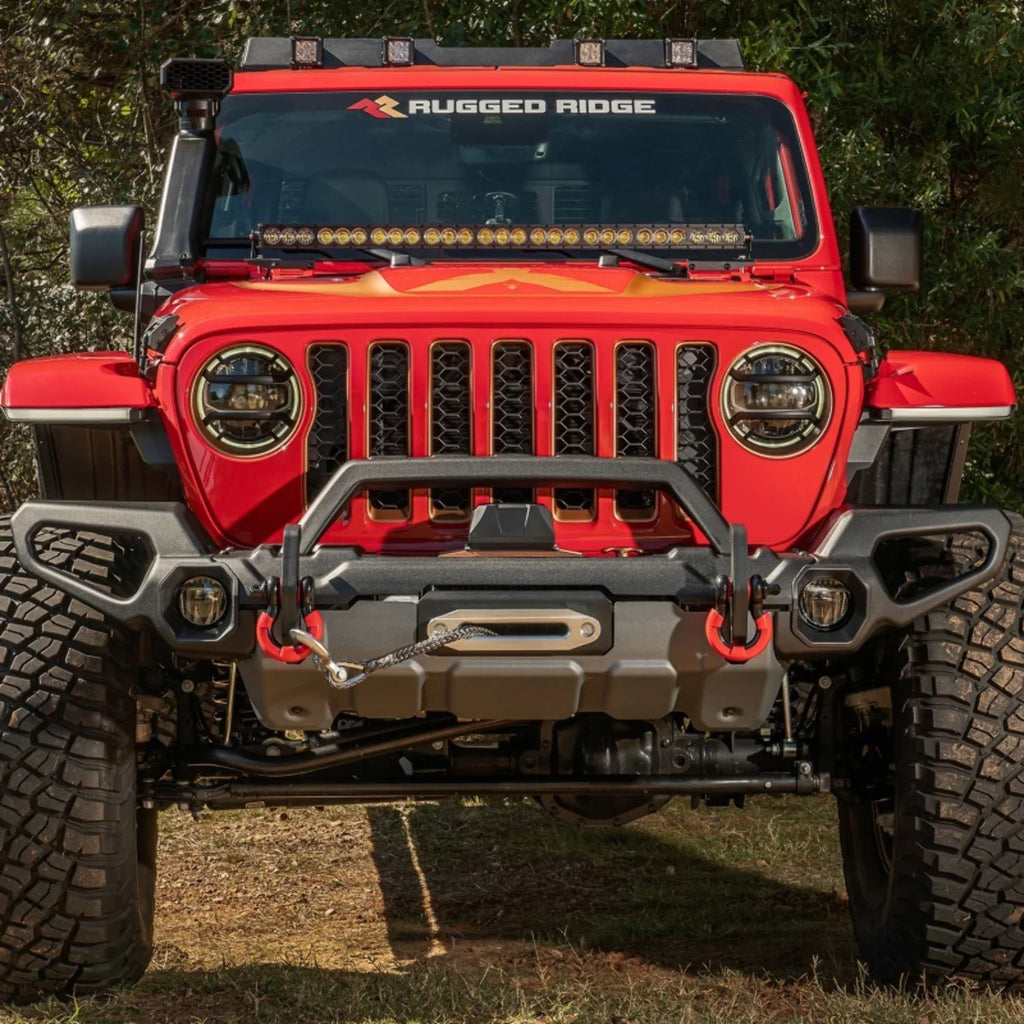Venator Front Bumper with Overrider and Winch Tray I11770