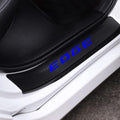 Carbon Fiber Vinyl Car Door Sill Protector R738292