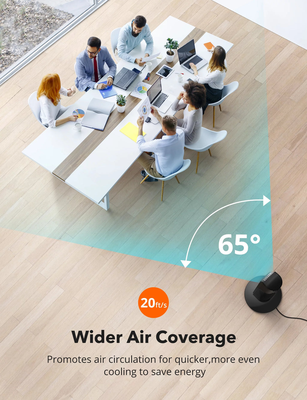 Bladeless Oscillating Tower Fan with Remote T28608