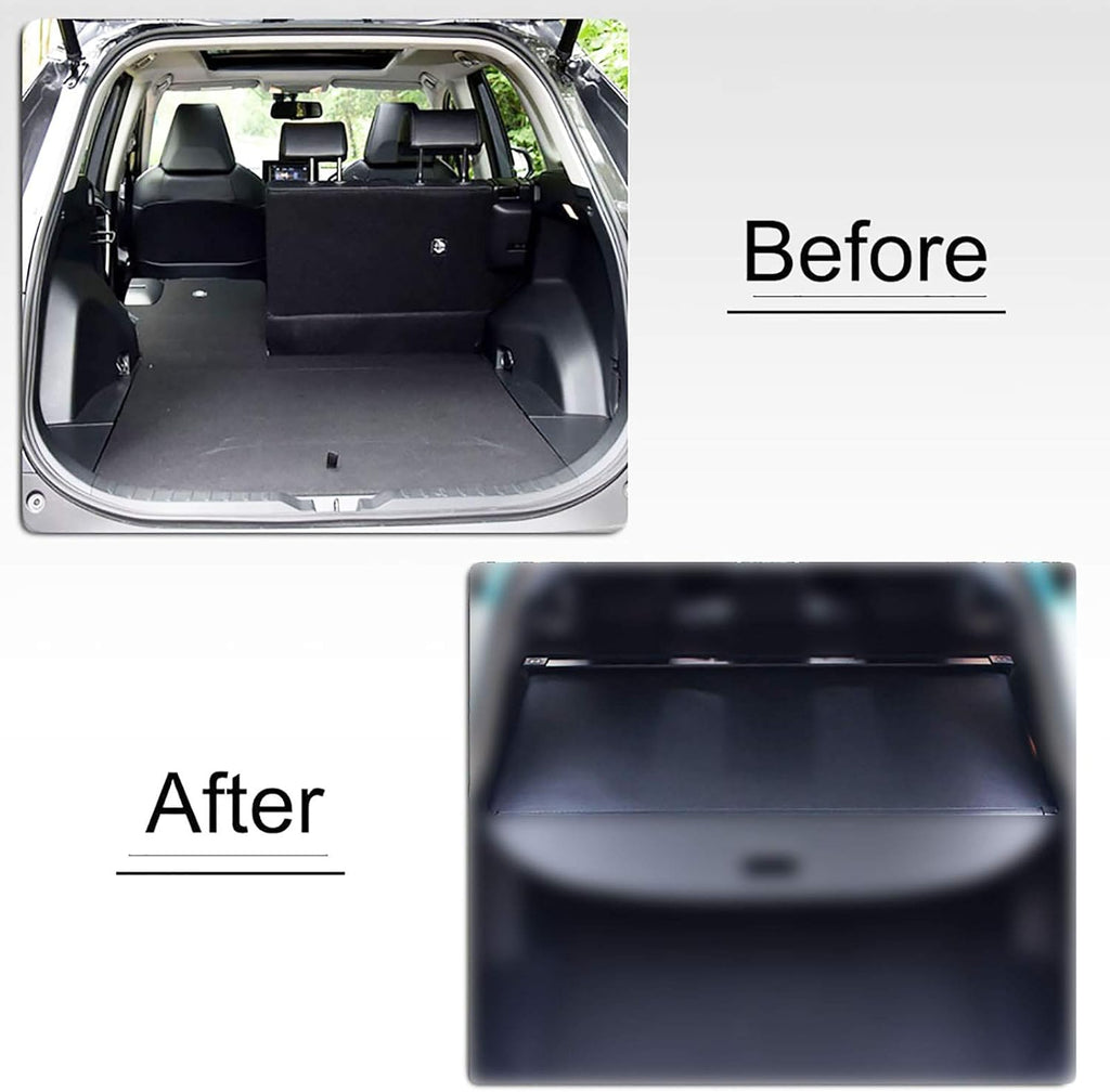 Black Retractable Cargo Cover for Jeep Cherokee K806