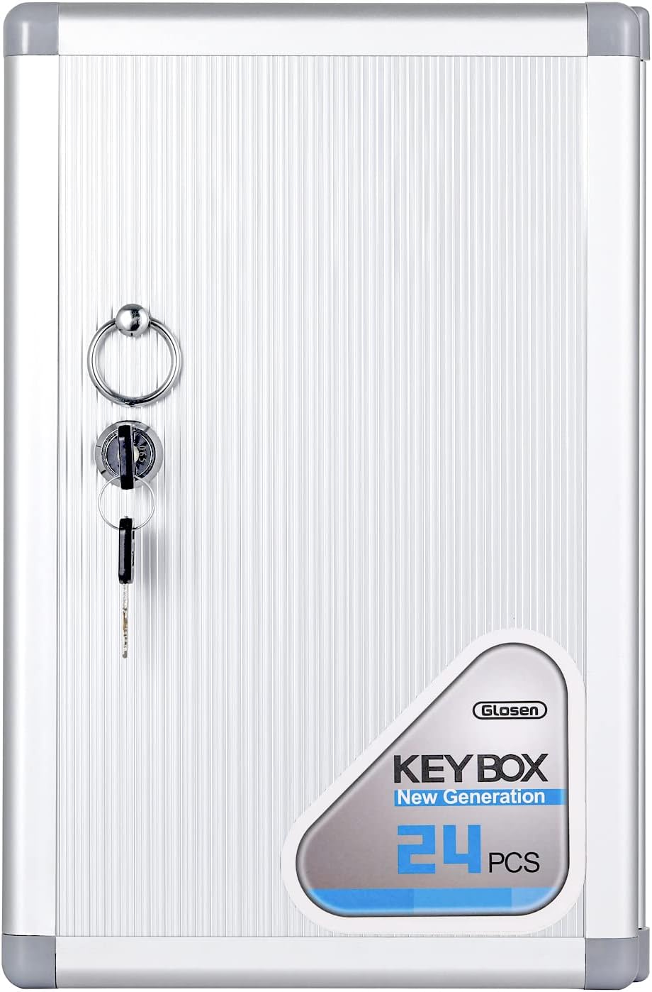 Key Lock Box, Key Cabinet Wall Mount with Key Tag G6579