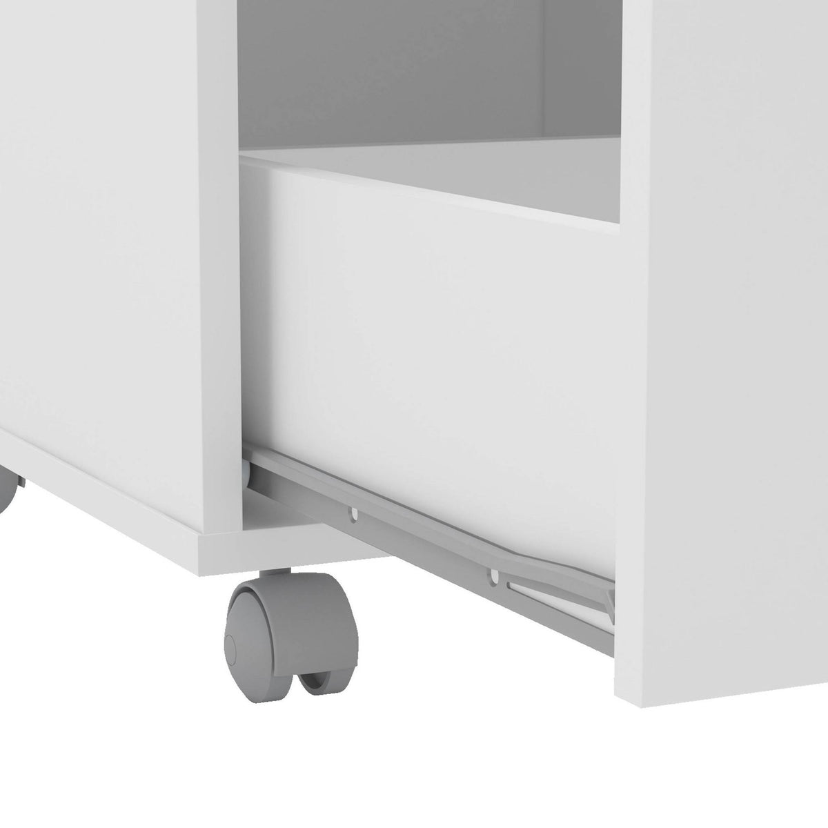 White 2 Drawer File Cabinet J317