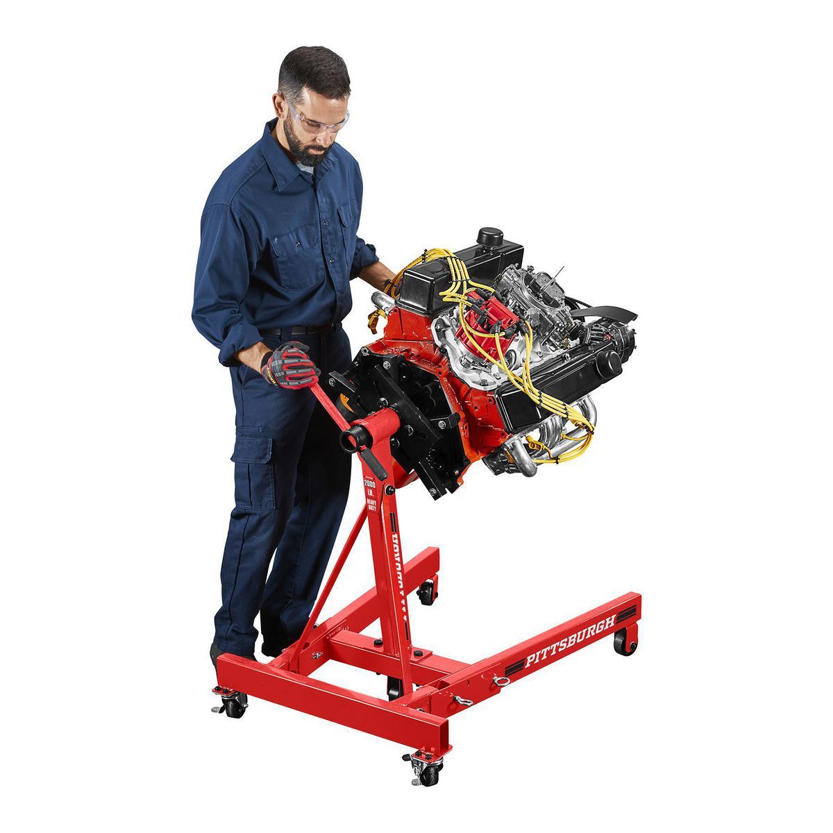 2000 lb. Capacity Foldable Engine Stand A724