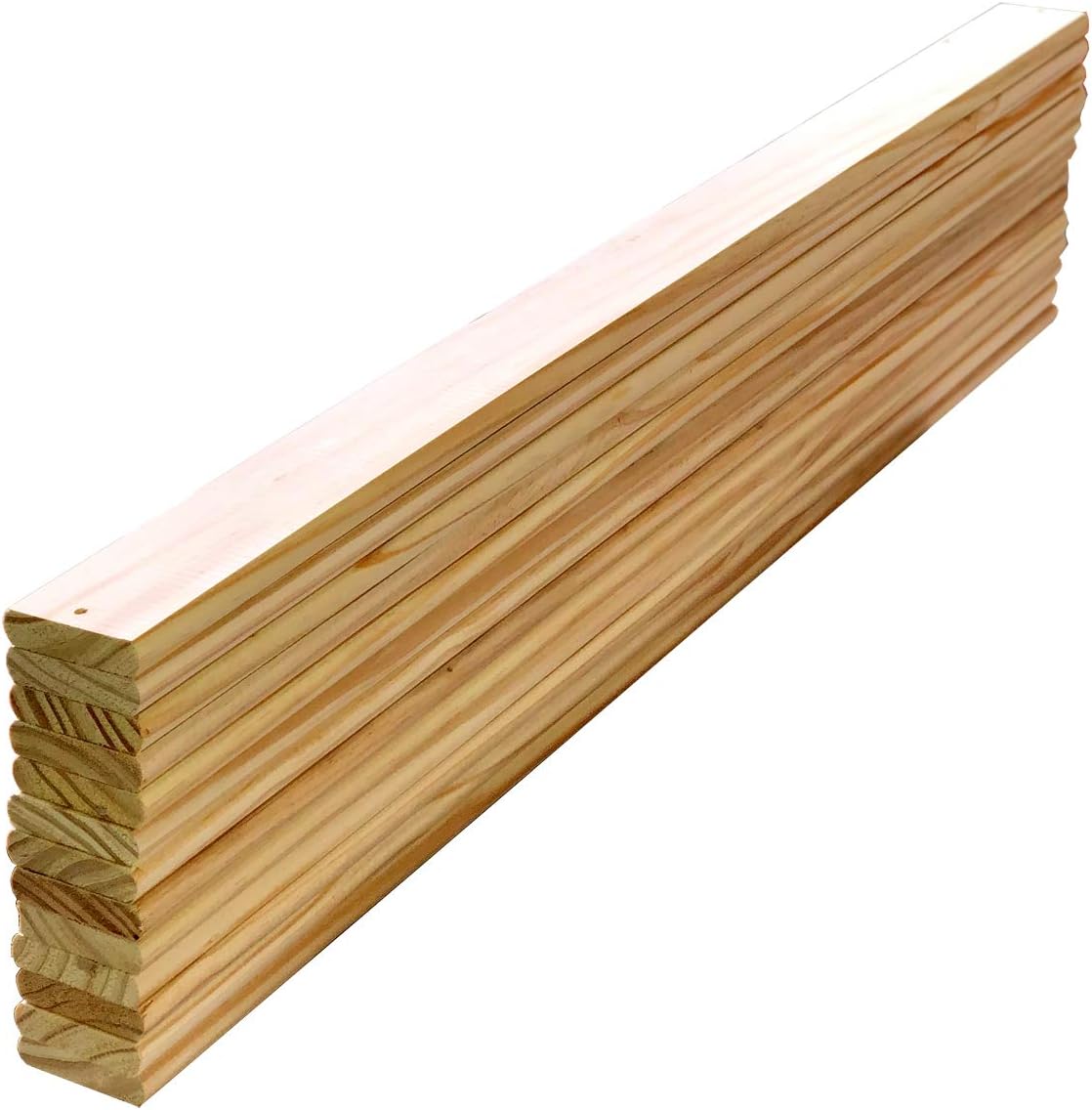 King Size Solid Pine Wood Bed Slats Pack of 13 V562