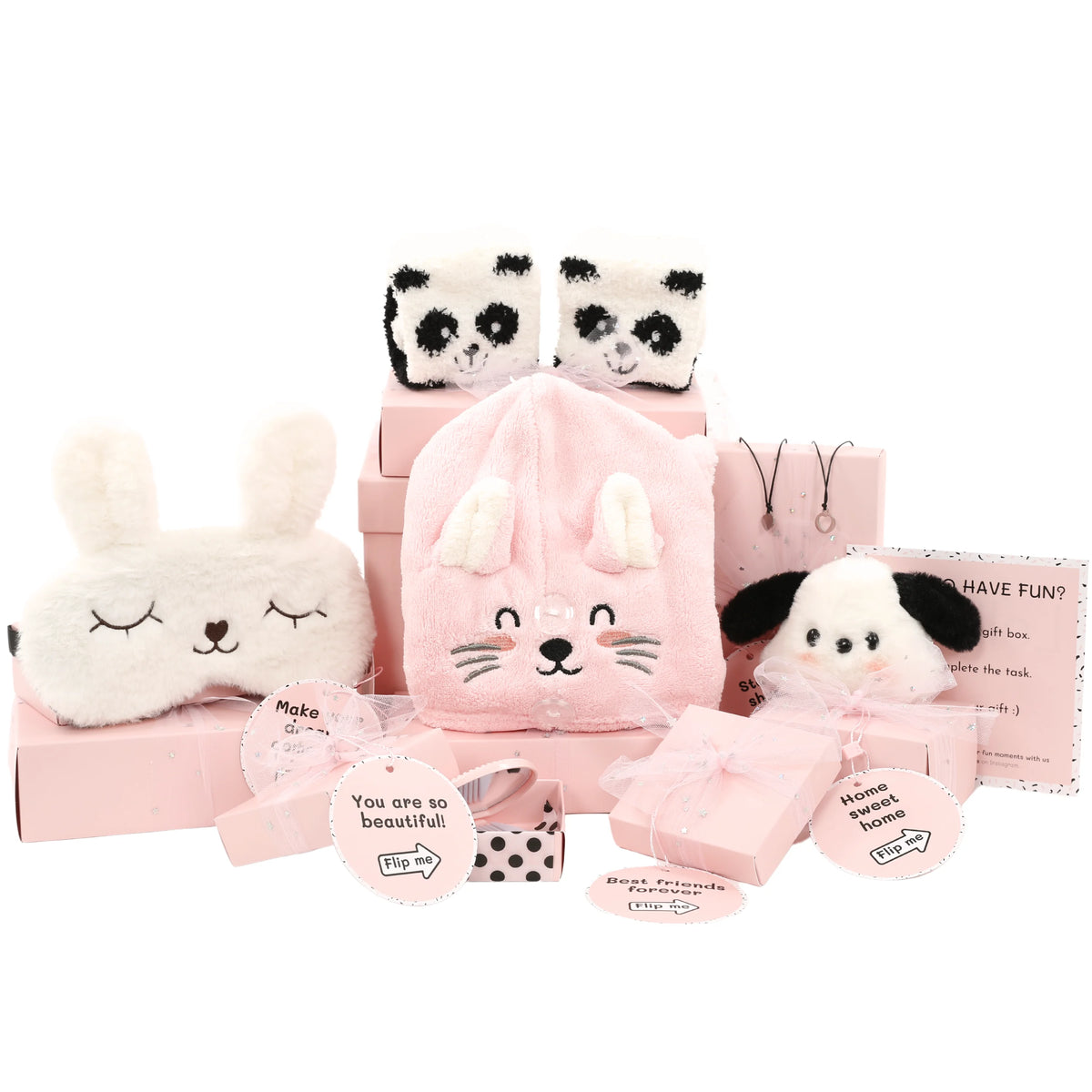 Pink 8 Wrapped Gifts in 1 Box U43810