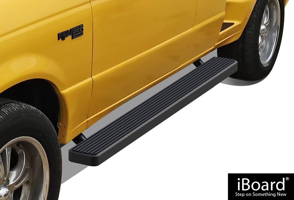 Black 4 Running Board Side Step L991