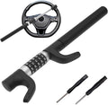 Black Double Hook Steering Wheel Lock A4697