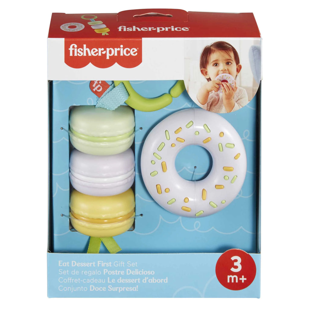 2 Pretend Food Rattle Toys for Infants 3+ Months, Plastic R4634