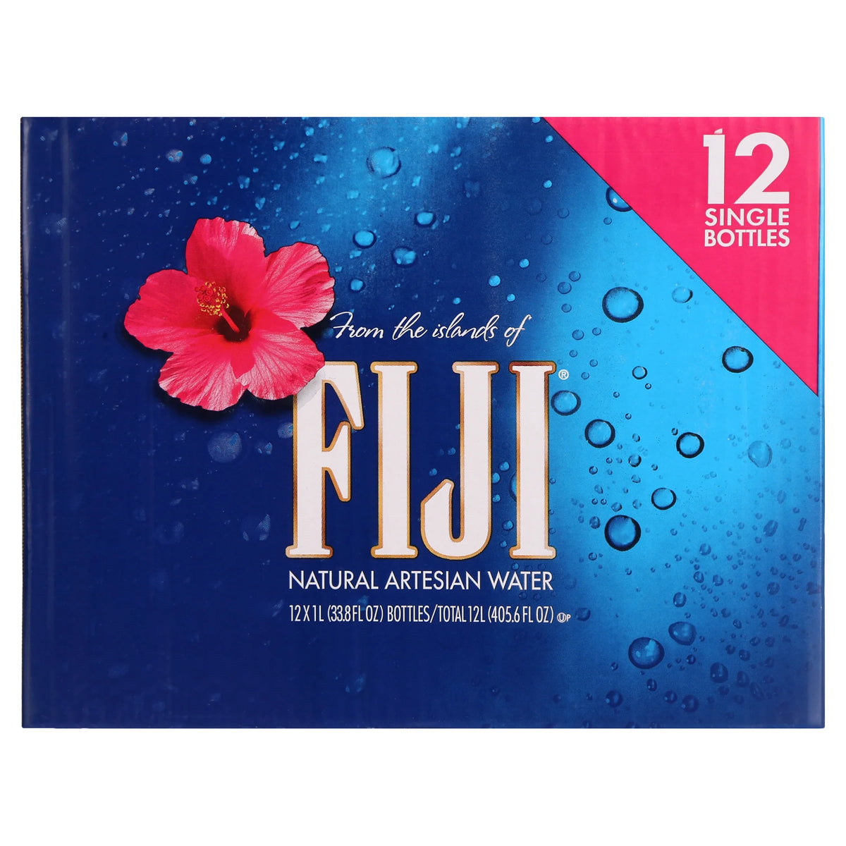 Natural Artesian Water, 33.8 Fl Oz, 12 Count Bottles Y73220