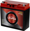 12V 20Ah Lithium LiFePO4 Deep Cycle Rechargeable Battery J76731