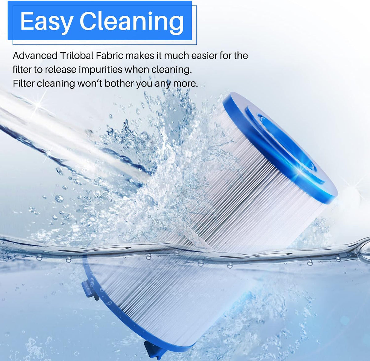 75 sqft Hot Tub Filter Cartridge 2 Pack U642988