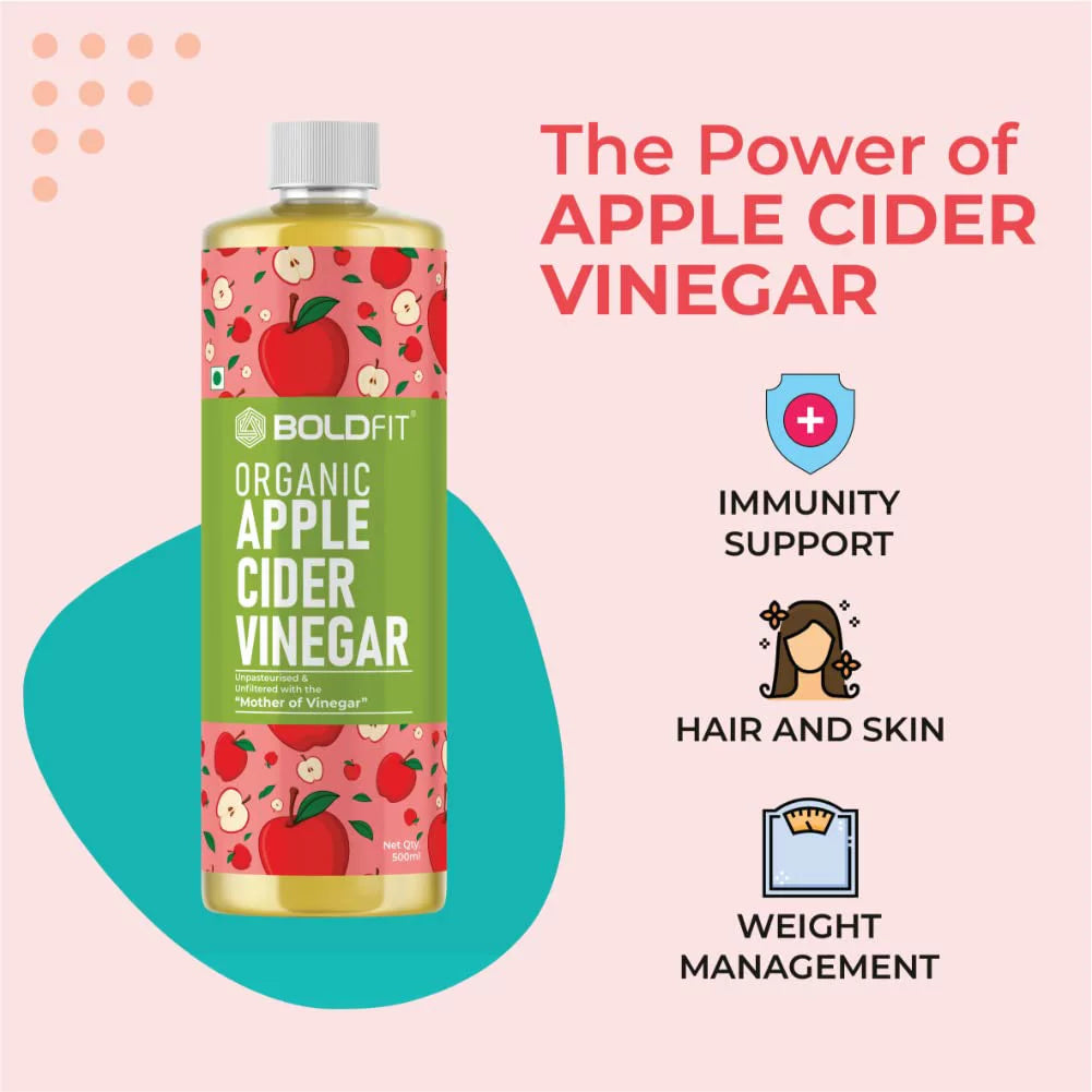 Organic Apple Cider Vinegar With Mother 500Ml V42813