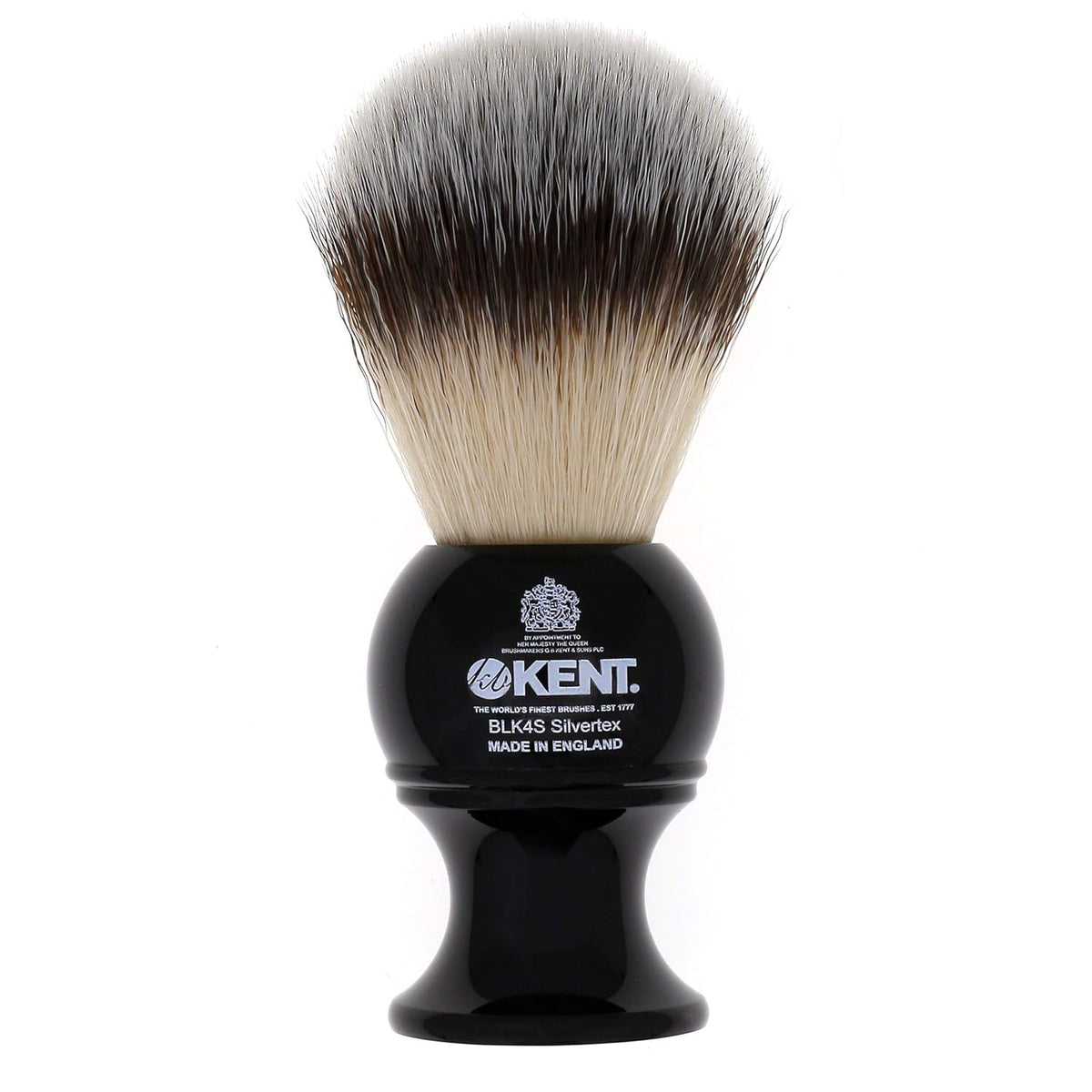 Traditional Small Travel Shaving Brush with Badger Bristles and Mock Ivory Base Q2396