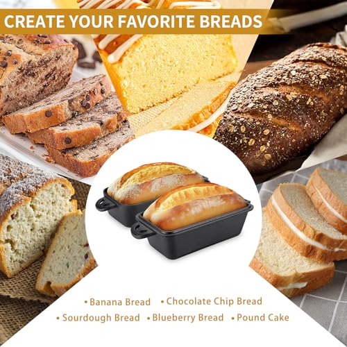 Cast Iron 9x5 Inch Loaf Pan with Lid 2 Piece Set G7321