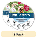 (2 pack) 8-Month Flea & Tick Prevention Collar for Large Dog J3629