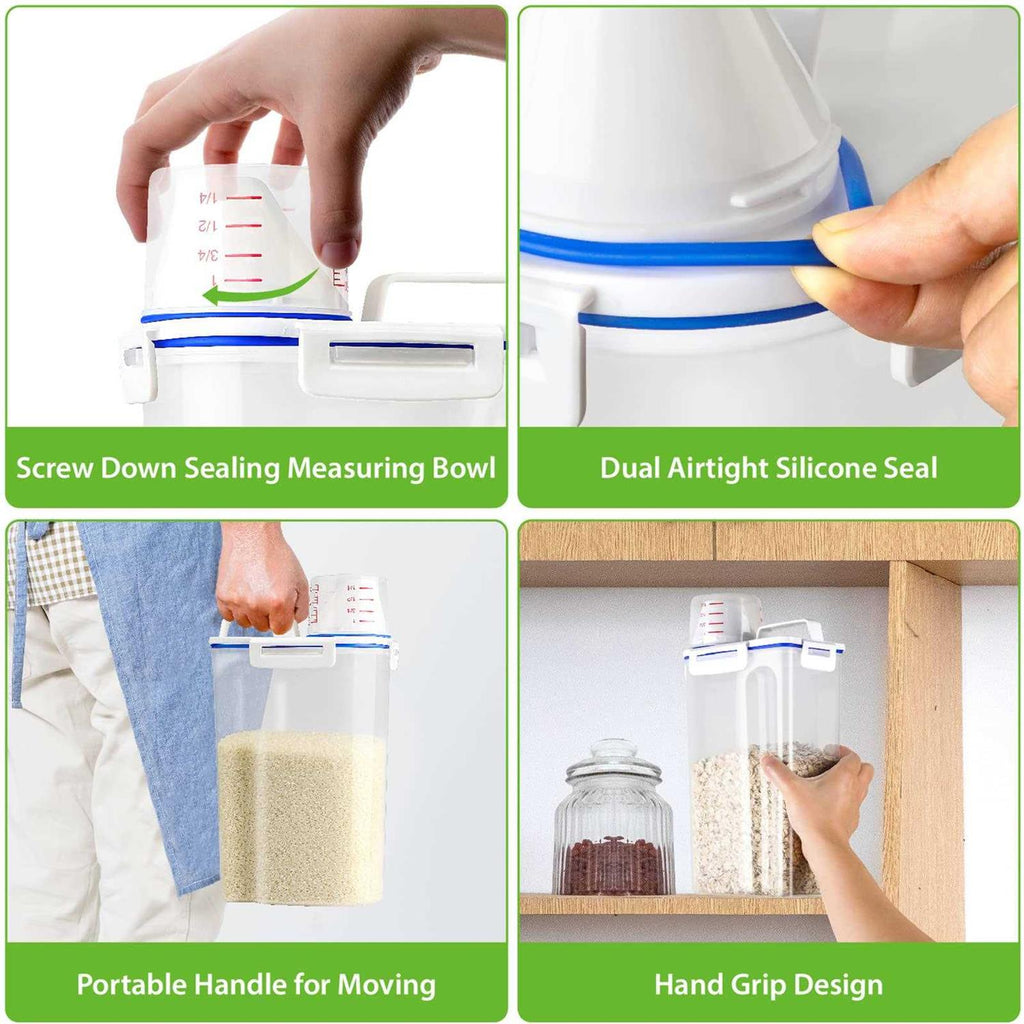 Rice Airtight Storage Container 3 to 5lbs D7002