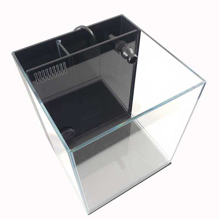 Ultra Low Iron Glass Aquarium with Filter H348