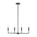 4 Light Small Chandelier Oil Rubbed Bronze T698025