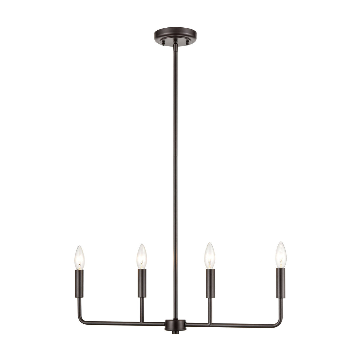4 Light Small Chandelier Oil Rubbed Bronze T698025