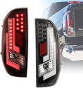 Tail Lights for Toyota Tundra 2014-2020 Clear Lens Red Z7488