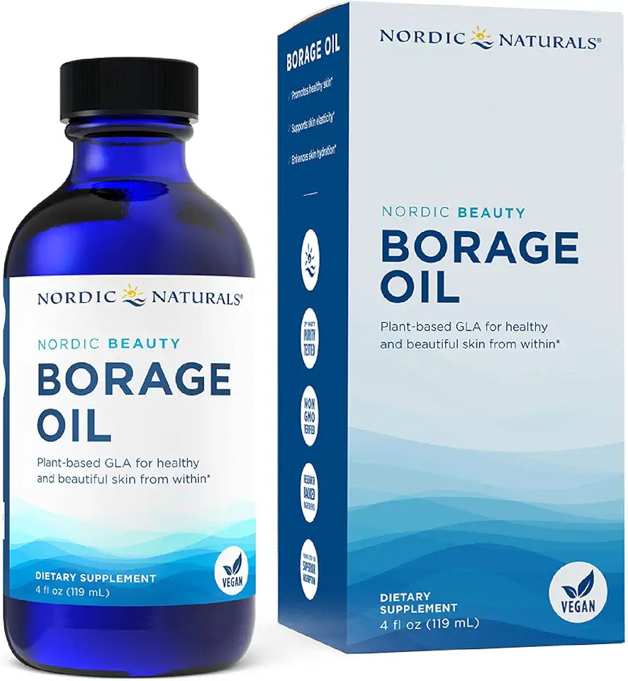 Unflavored Borage Seed Oil 4 Ounces C8047