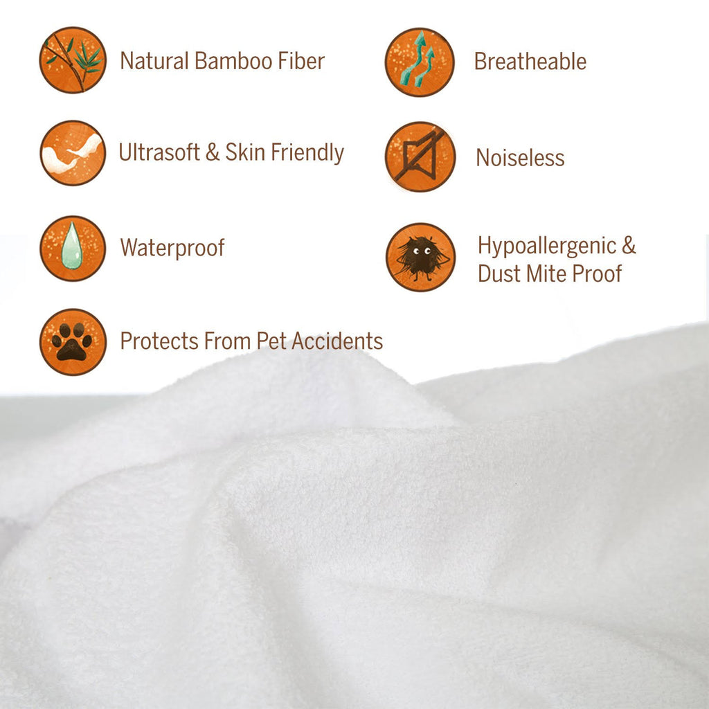 California King Bamboo Mattress Protector I137728