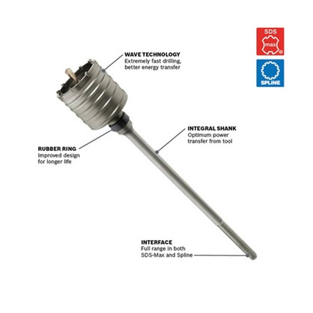 1-3/4 In. x 12 In. SDS-max Rotary Hammer Core Bit E6235
