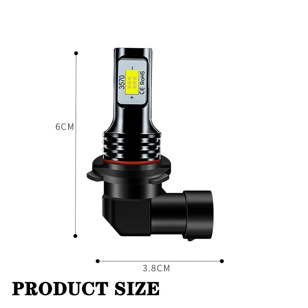 6X LED Headlights Bulbs Kit 6000K L758575