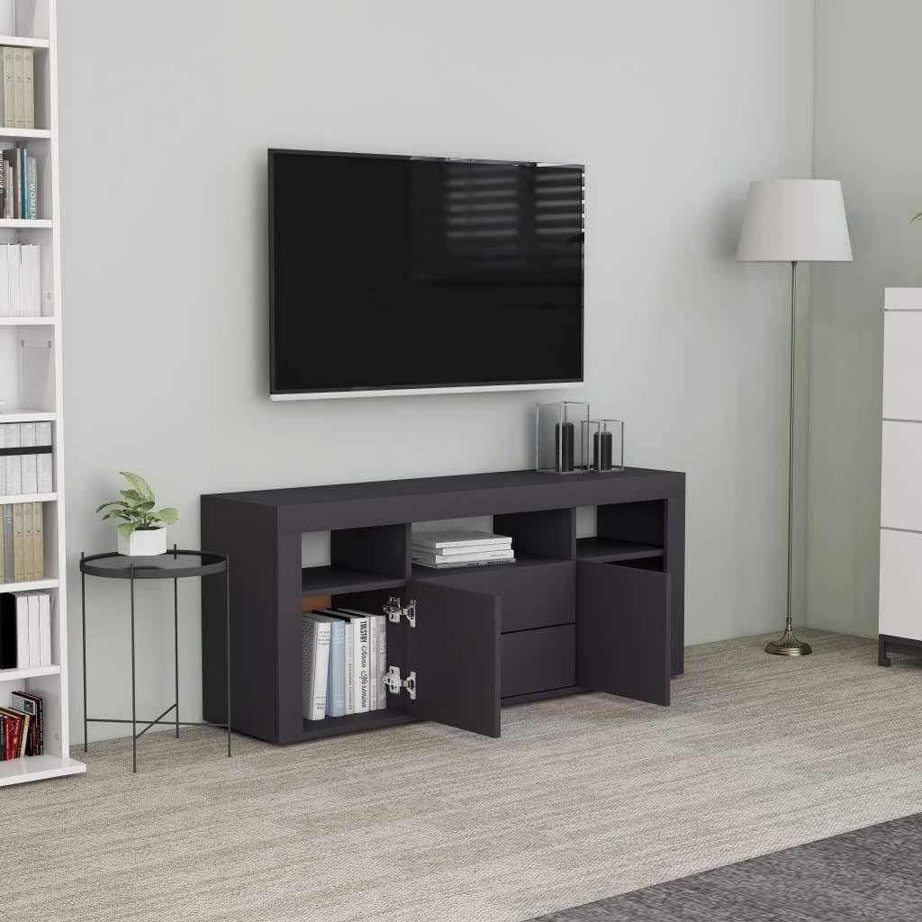 White TV Cabinet Chipboard S590315