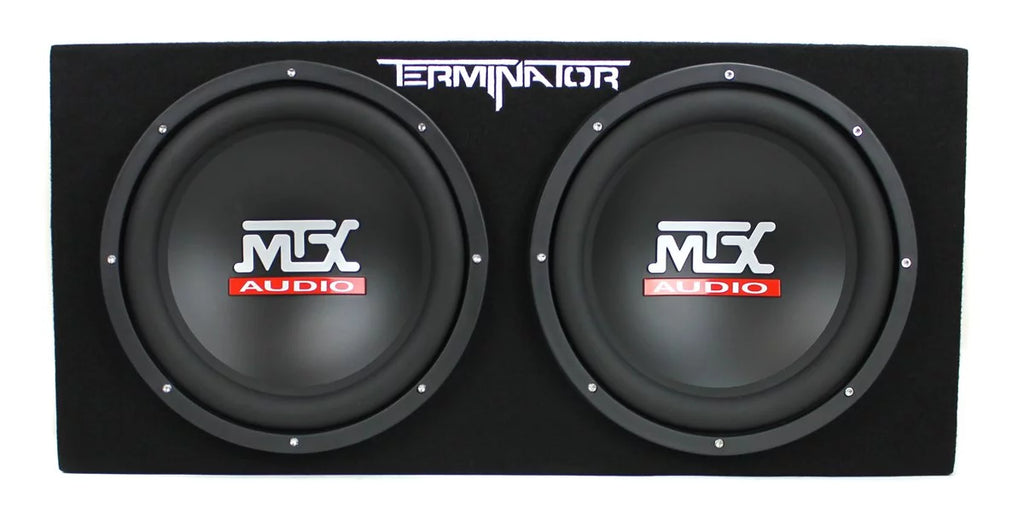 12" 1200W Dual Loaded Car Subwoofers with Box and Amp N33698