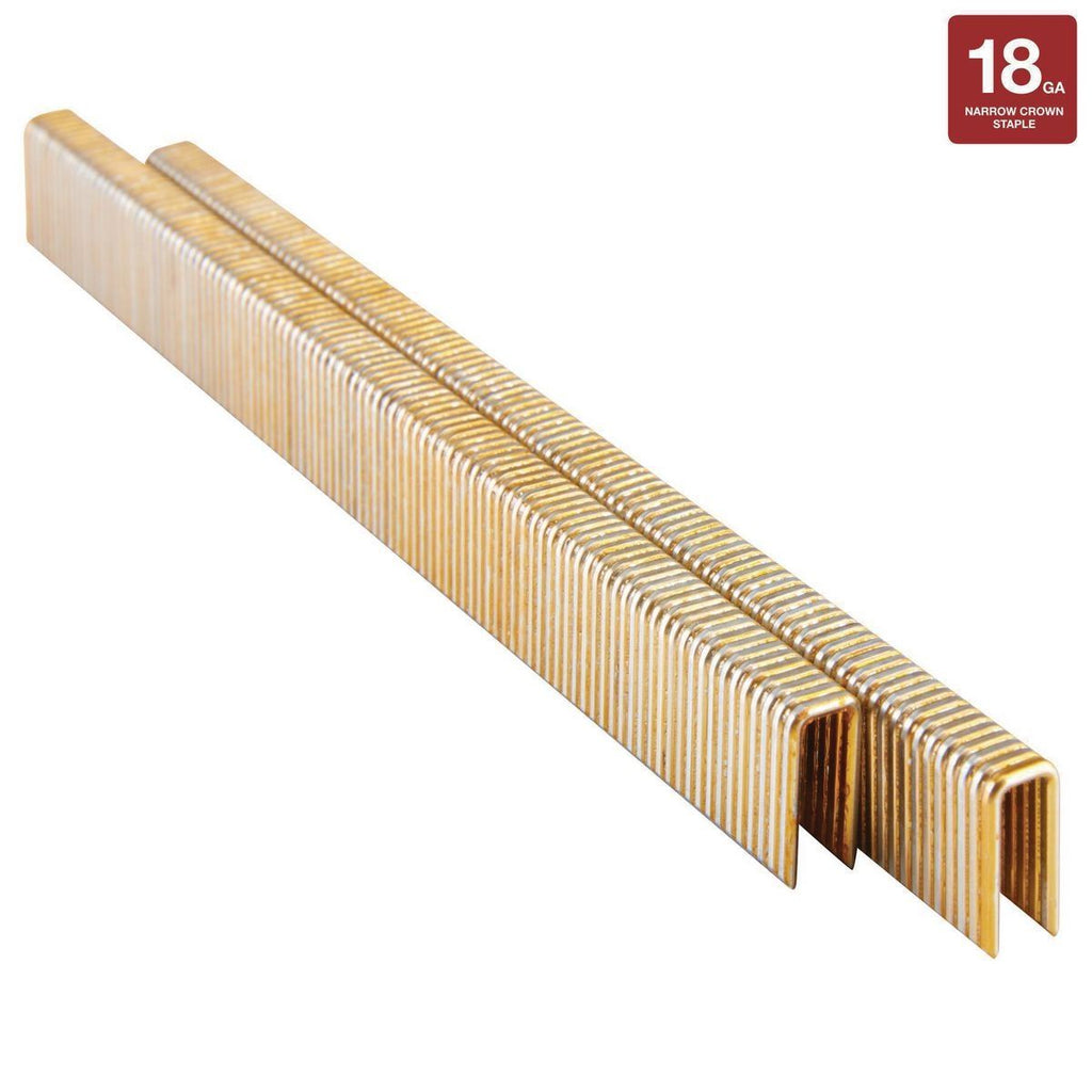 18 GA 1/2 in. Galvanized Staples, 2500 Piece W589411