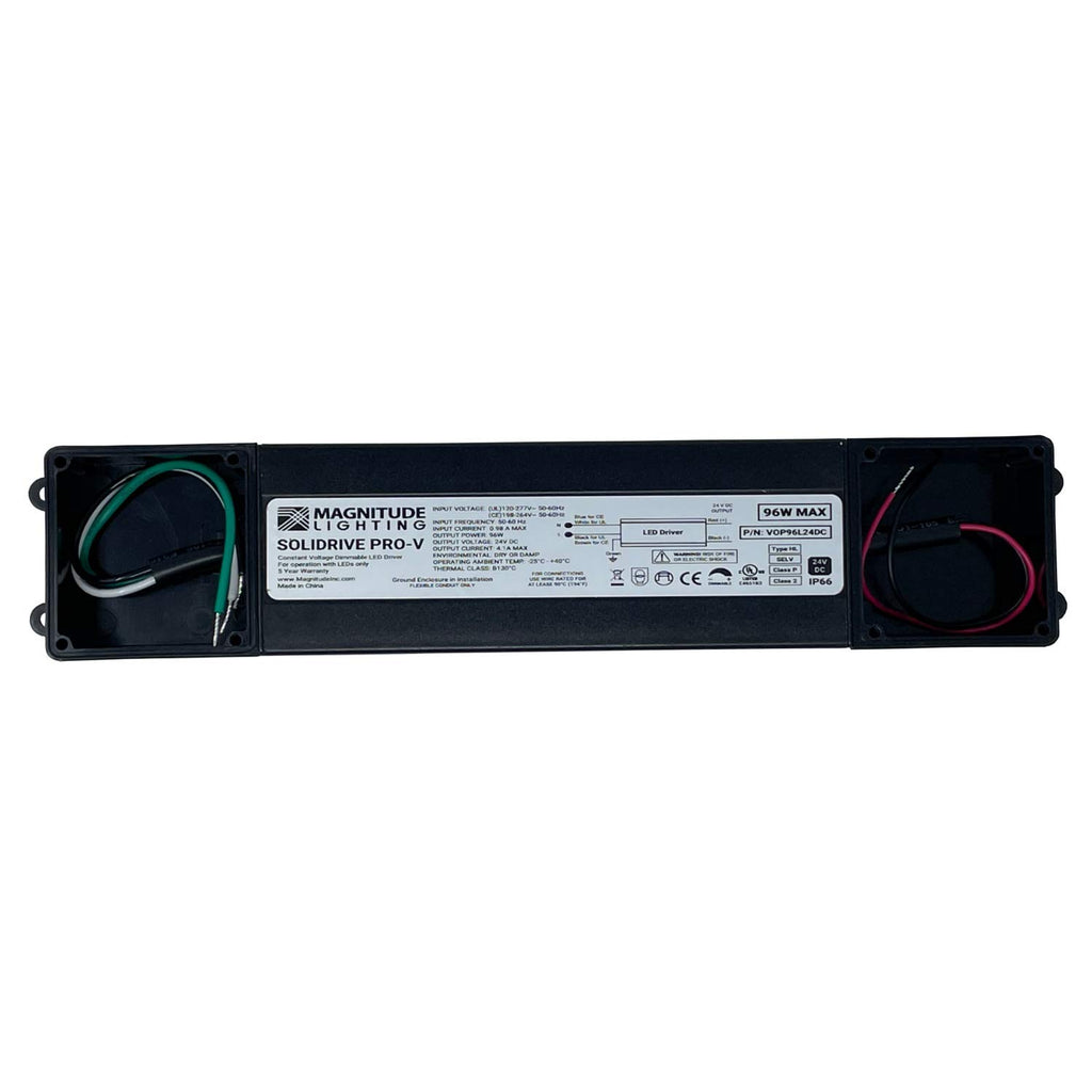 LED Dimmable Driver 24VDC 96W Class 2 CV Phase Cut UL Listed 120-277VAC IP66 Junction Box I324