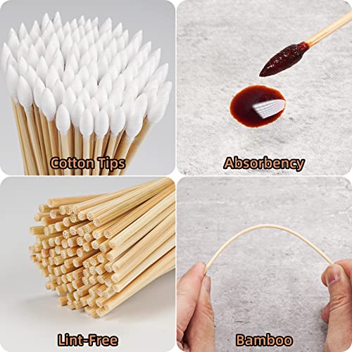 600PCS Long Cotton Bamboo Gun Cleaning Swabs I915538