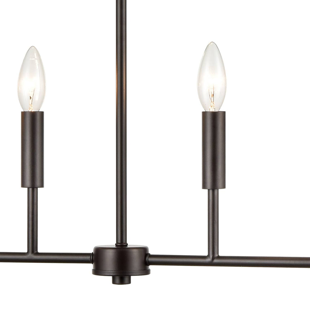 4 Light Small Chandelier Oil Rubbed Bronze T698025
