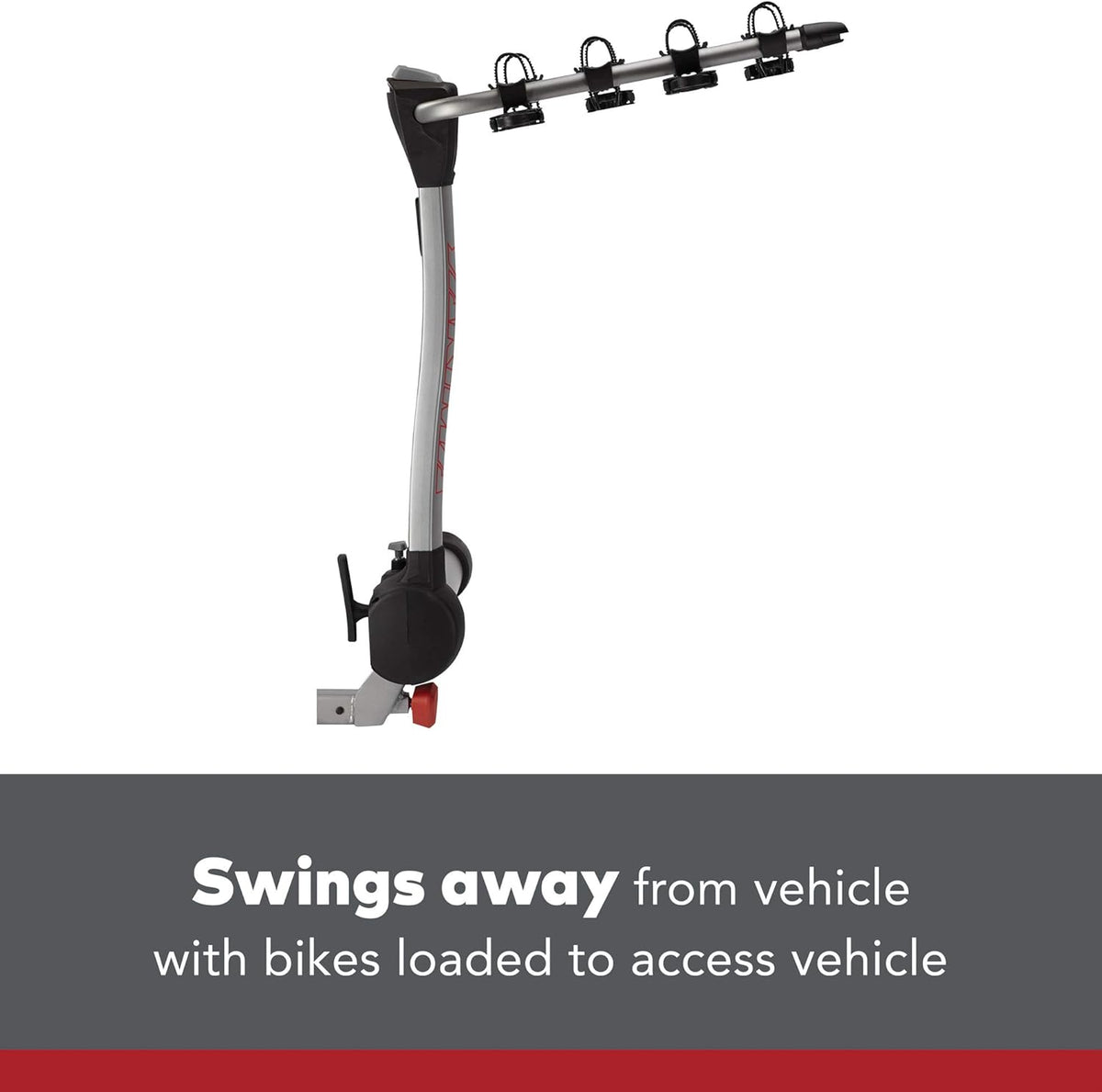 Swing Hitch Bike Rack, 4 Bike Capacity Z24100