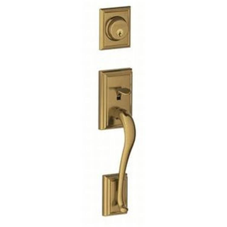 Antique Brass Double Cylinder Handleset K429867