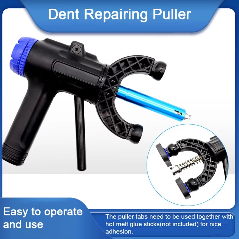 360° Adjustable Paintless Dent Removal Tool with 28 Glue Puller Tabs T240