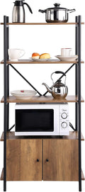 4-Tier Kitchen Storage Shelf with Cabinet R76339