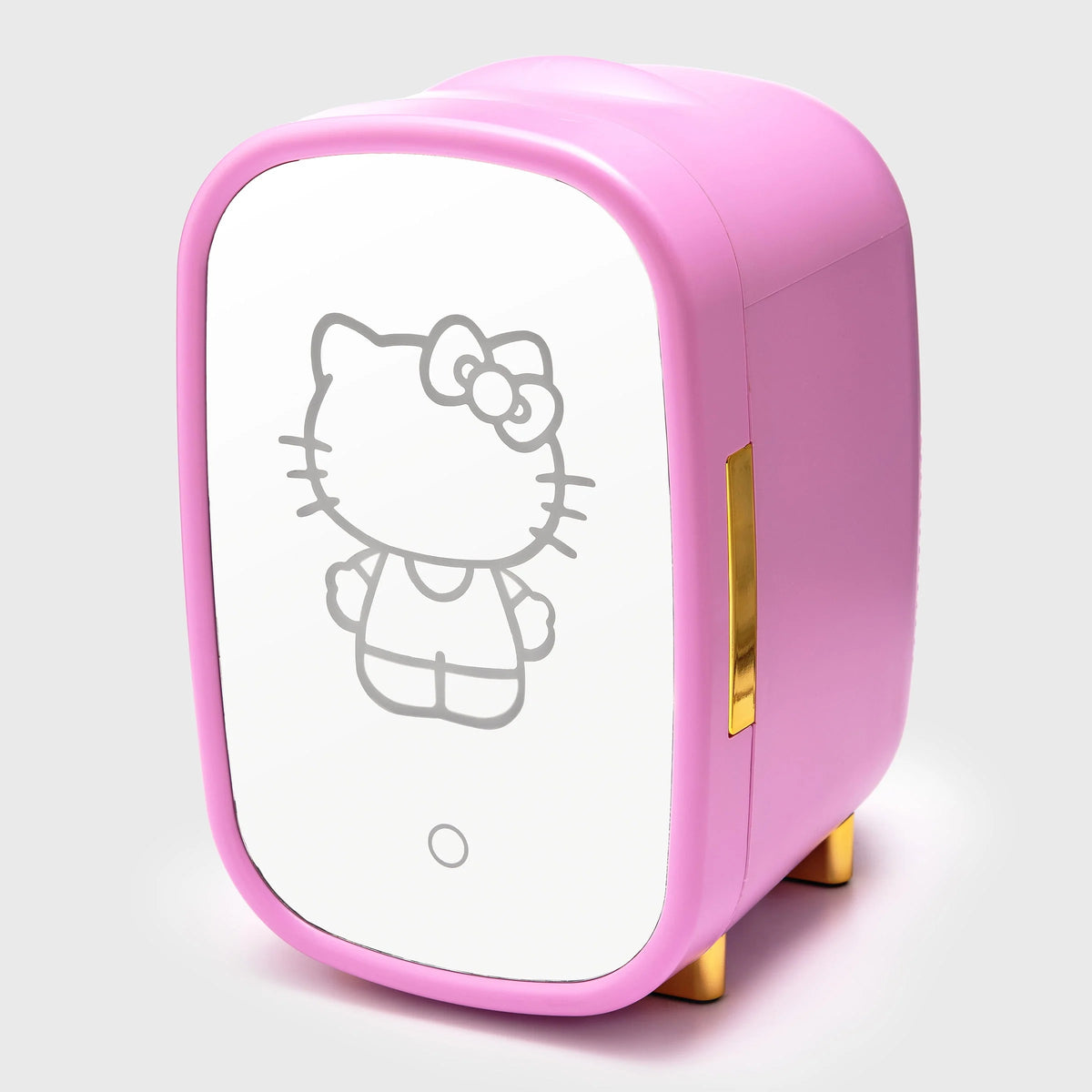 Pink Mini Fridge 7L with Light Up Mirror O178