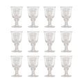 Clear 8 Ounce Wine Glasses Set Of 12 P27421