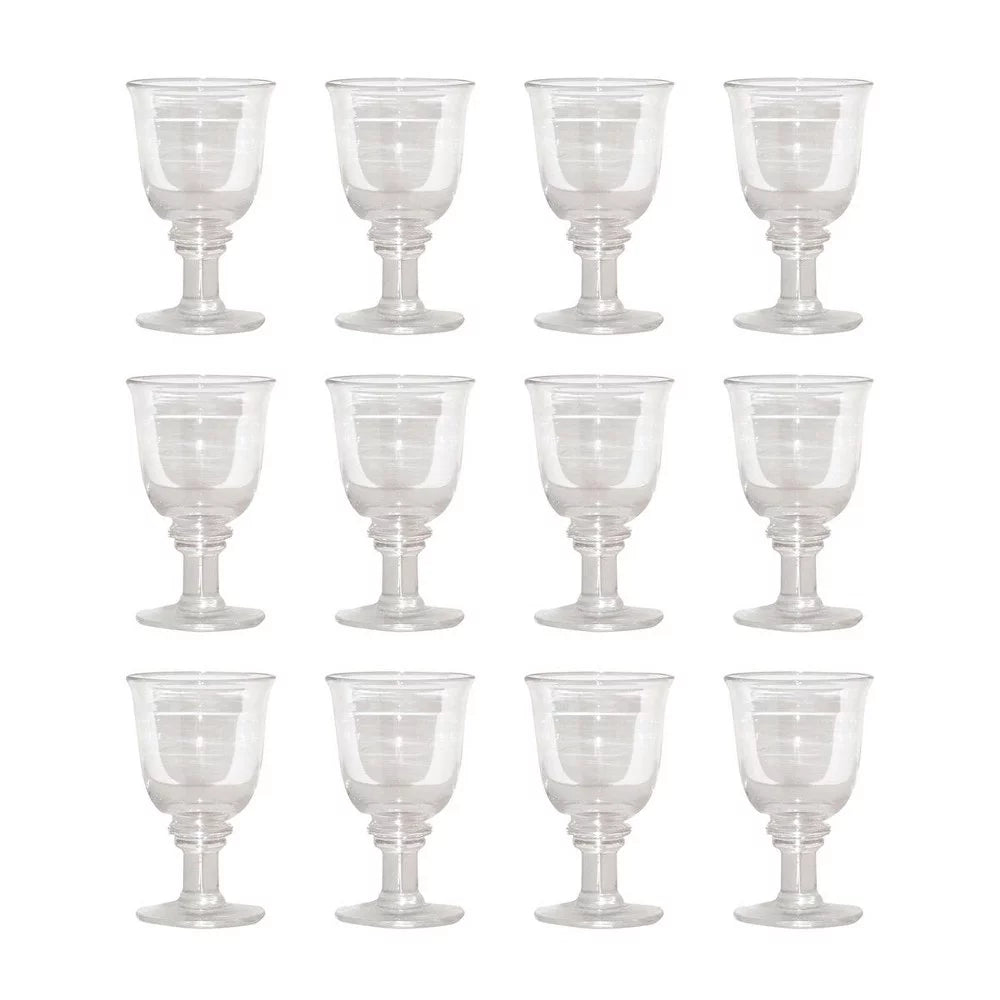 Clear 8 Ounce Wine Glasses Set Of 12 P27421