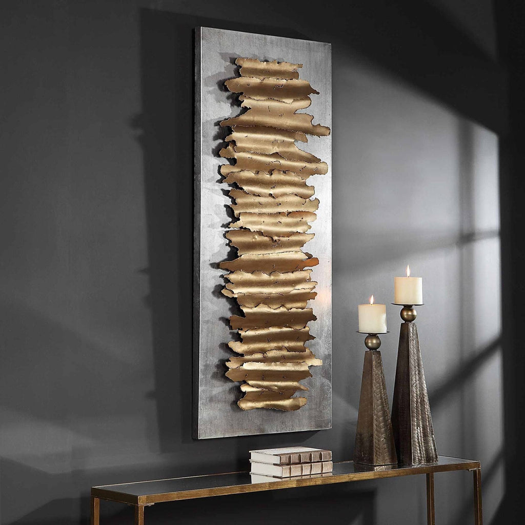 Gold Metal Wall Decor H8494