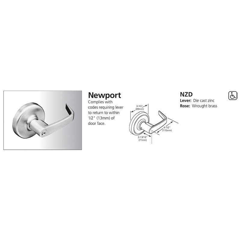 Extra Heavy Duty Privacy Lever Lockset F2572