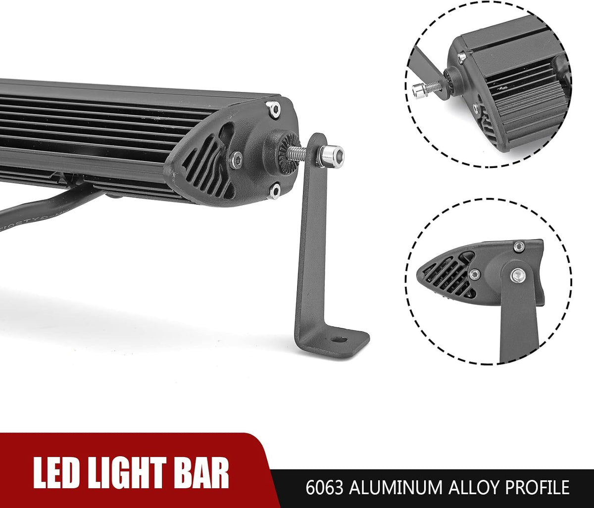 32'' 150W LED Light Bar Hidden Bumper Mount Bracket P139607