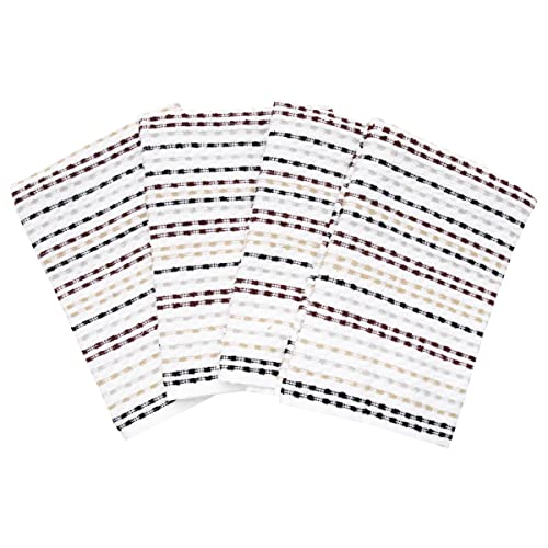 Red-Green 4 Towel Set H39001